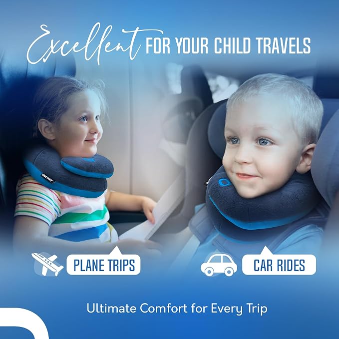 BCOZZY 3-7 Y/O Kids Travel Pillow - Image 4