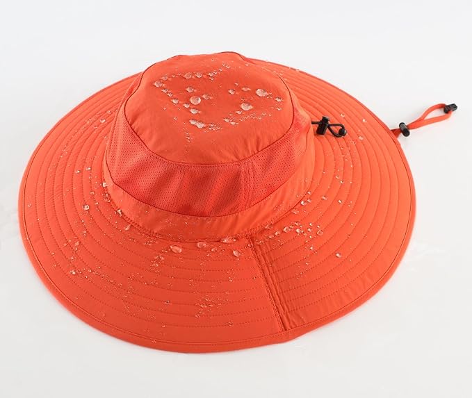 Home Prefer UPF50+ Mens Sun Hat Wide Brim Fishing Hat Foldable Large Brim UV - Image 8