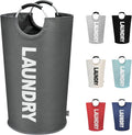 DOKEHOM 90L Large Laundry Basket, Collapsible Laundry Bag, Freestanding Tall by DOKEHOM