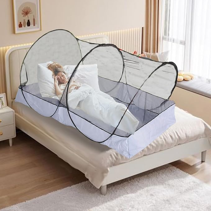 CMINGJ Portable Mosquito Net Foldable Pop-Up Travel Mosquito Net - Image 2