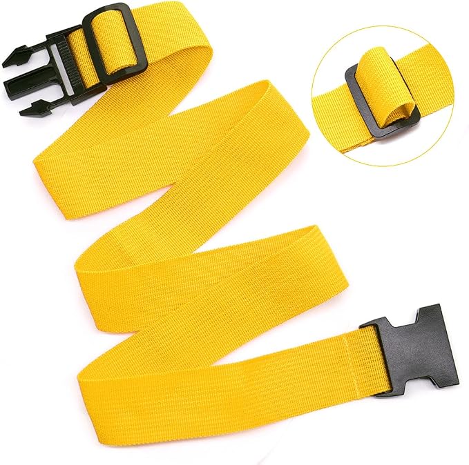 4Pack Luggage Straps for Suitcases, Travel Connector for Carry On Bag, Add Bag - Image 2