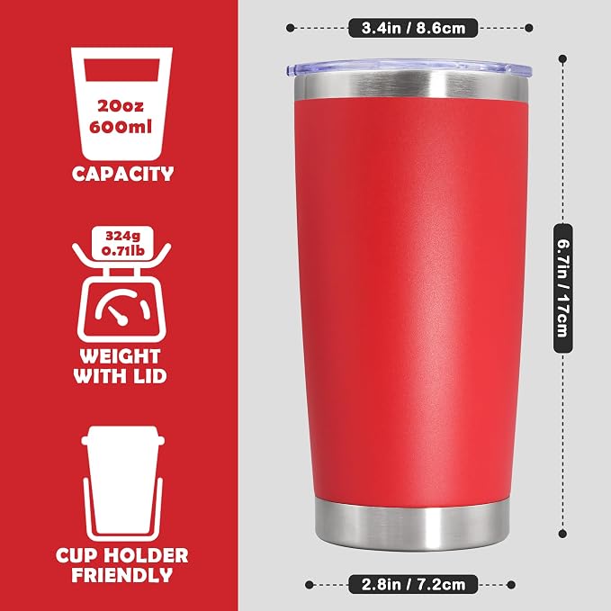 20oz Tumbler Stainless Steel Tumbler Cup - Image 4