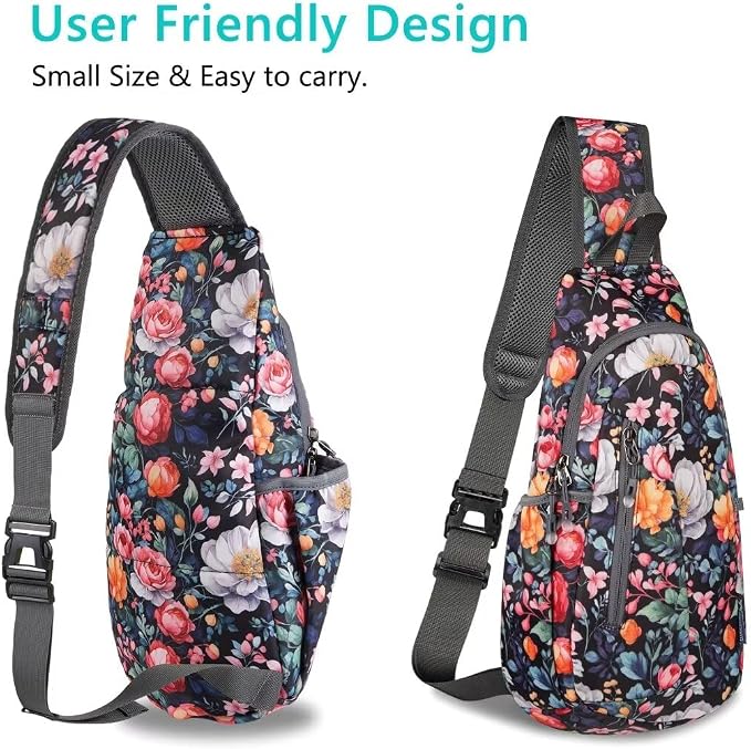 TITECOUGO Small Sling Bag, Lightweight Crossbody Backpack - Image 3
