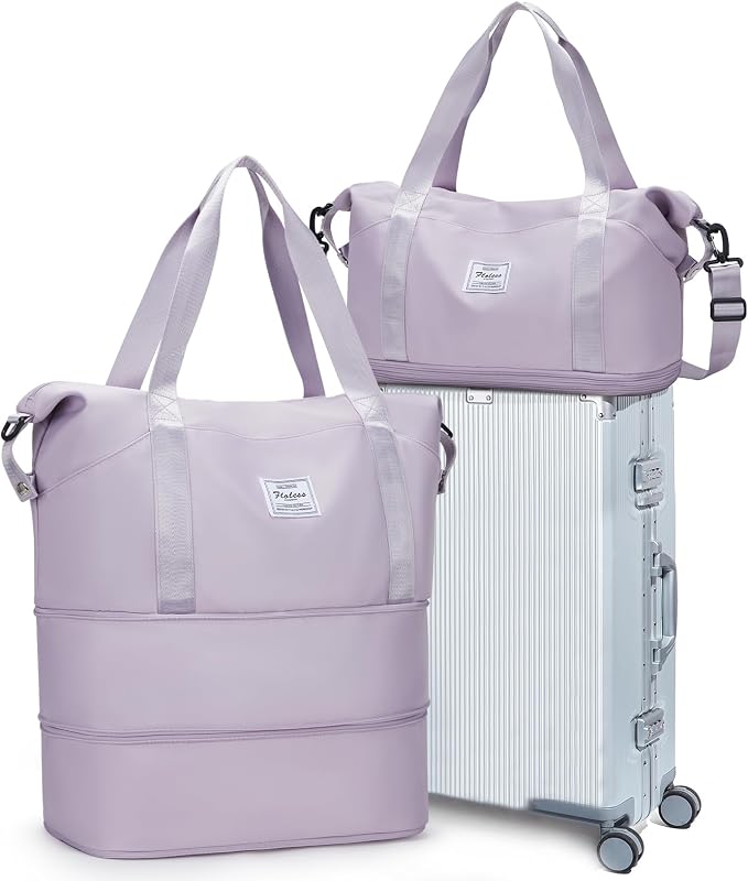 Travel Duffel Bag, Sports Tote Gym Bag, Shoulder Weekender Overnight Bag by WONHOX
