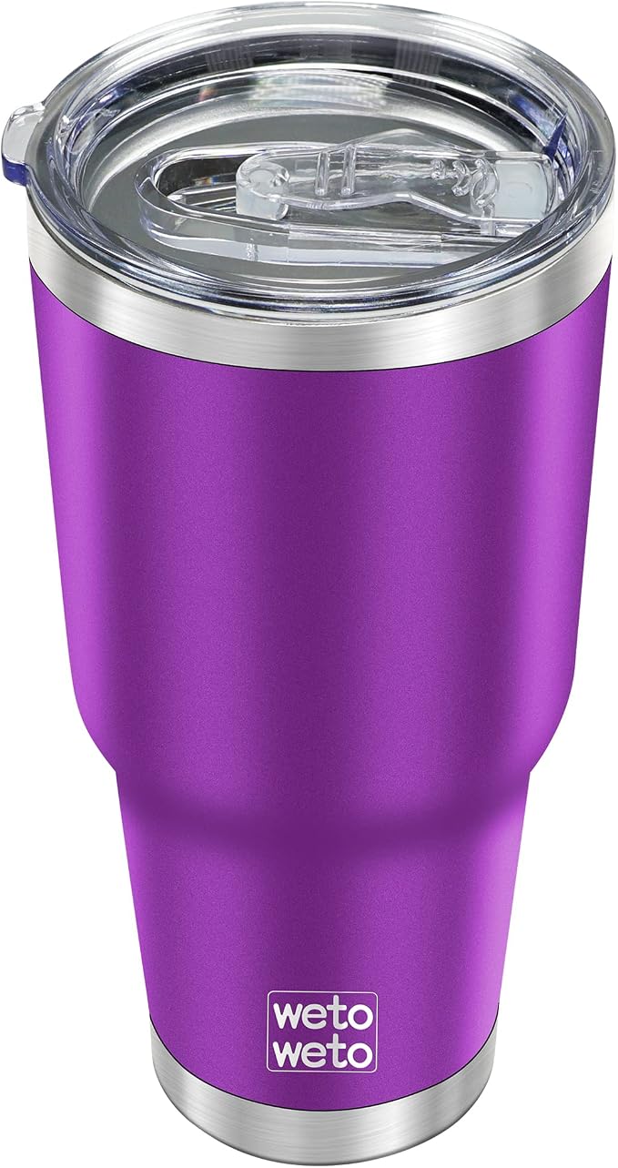WETOWETO 30oz Tumbler, Stainless Steel Vacuum Insulated Water Coffee Tumbler Cup by Wetoweto