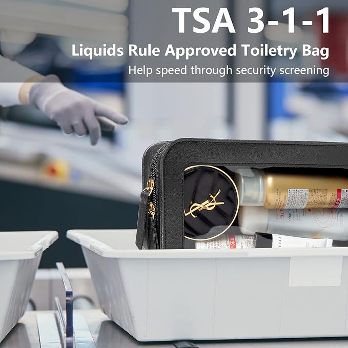LETGO Clear Makeup Bags, TSA Approved Toiletry Bag - Image 3