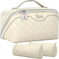 Travel Makeup Bag Organizer Cosmetic Bag: 3 Pcs Set Make up Bags by BOYATU