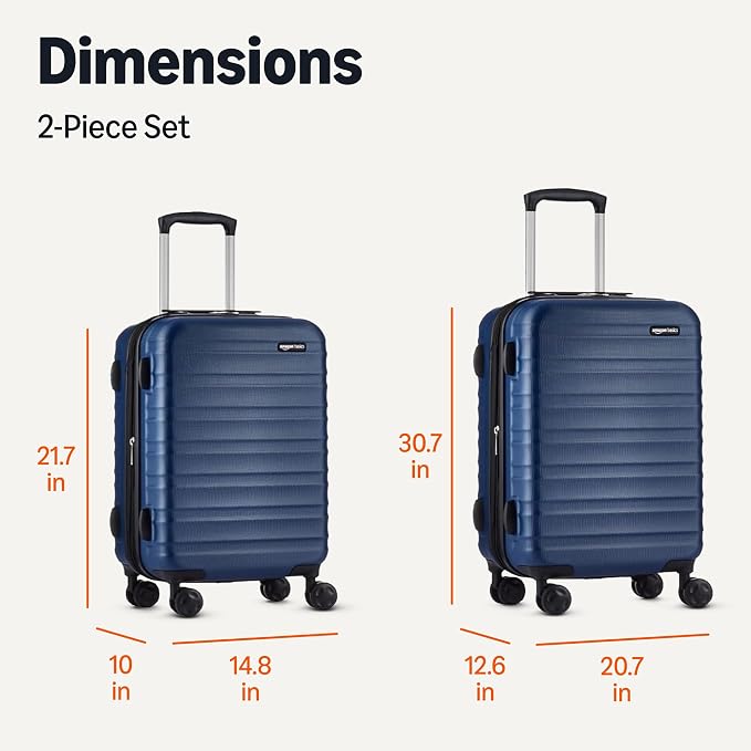 Amazon Basics 2-Piece Set, Hardshell Suitcases - Image 6