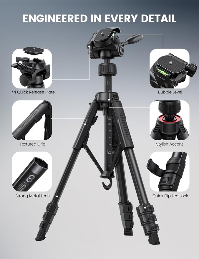 Lamicall Camera Tripod - Image 6