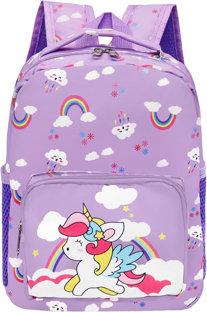POWOFUN13 inch Kids Toddler Preschool Travel Backpack Cute Cartoon Backpack - Image 2