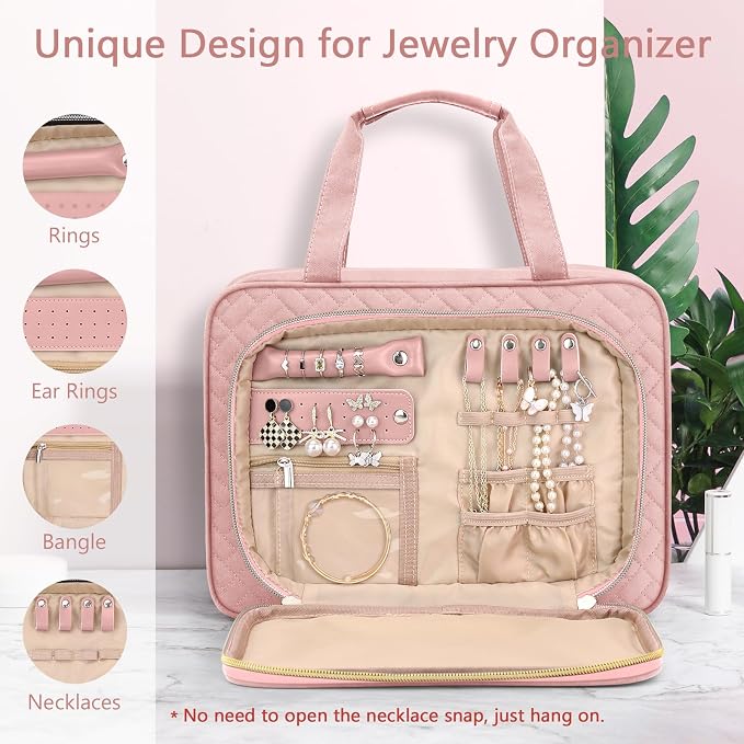 Wedama Toiletry Bag for Women, Hanging Travel Toiletry Bag - Image 2