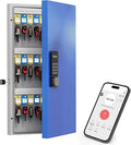 WeHere 48 Key Lock Box Wall Mount, APP Bluetooth/OTP/Wi-Fi Remote/Fixed by WeHereSmartBoxLock