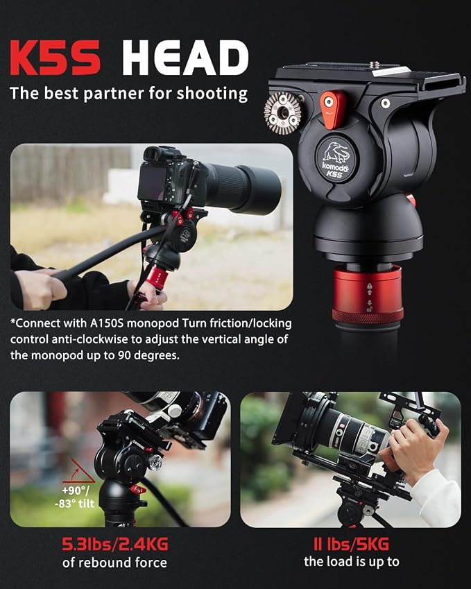 IFOOTAGE Cobra 3 Strike Monopod - Image 5