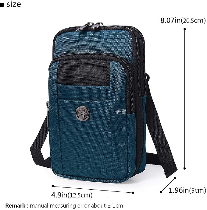 Senient Wolf Waterproof Nylon Multifunctional Phone Bag Small One Shoulder - Image 2
