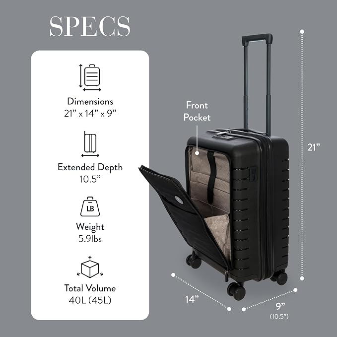 Bric's B|Y Ulisse Spinner Carry-On Suitcase, Lightweight Expandable Hard Shell - Image 6
