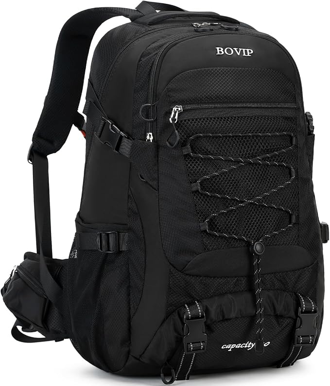 BOVIP 40L Hiking Backpack Waterproof Lightweight Daypack Travel Sports Camping by BOVIP