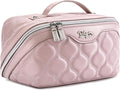 Travel Makeup Bags for Women Cosmetic Bag: Puffy Make up Bags Set of 3 by BOYATU