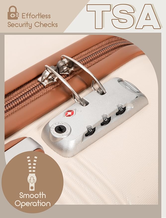 Luggage Sets 5 Piece, Suitcases - Image 4