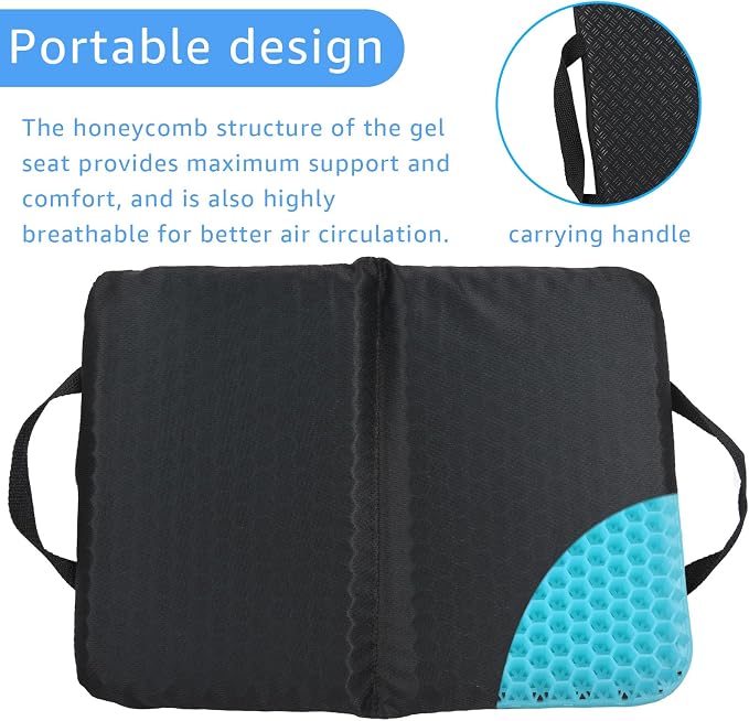 New Upgraded Portable Seat Cushion Foldable Travel Cushion, - Image 3