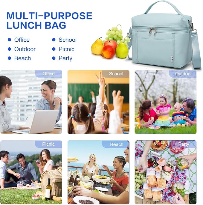 NOL Natural Organic Lifestyle Insulated Lunch Bags - Image 8