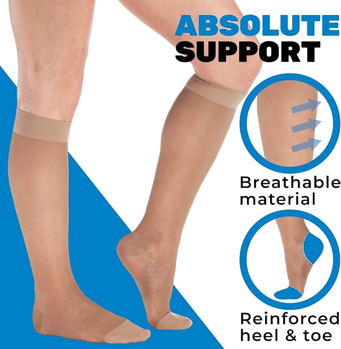 Made in USA - Sheer Compression Stockings - Image 3