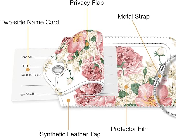 Fintie Luggage Tags, Privacy Cover ID Label - Image 4