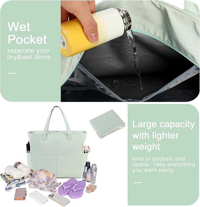 Waterproof Beach Tote Pool Bags - Image 4