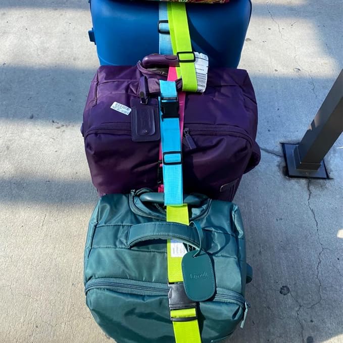 4Pack Luggage Straps Add Bag Luggage Straps to Connect Two Suitcases, - Image 8