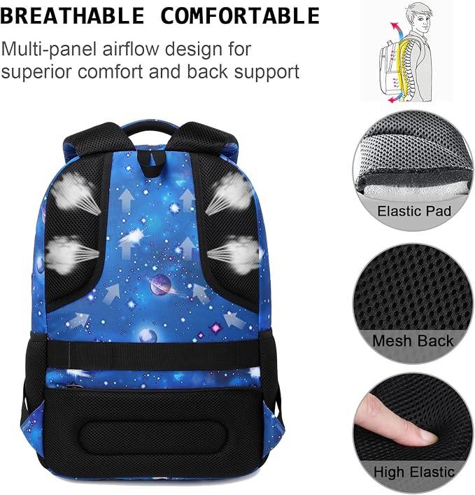 Laptop Backpack, Business Travel Anti Theft Slim Durable Laptops Backpack - Image 5