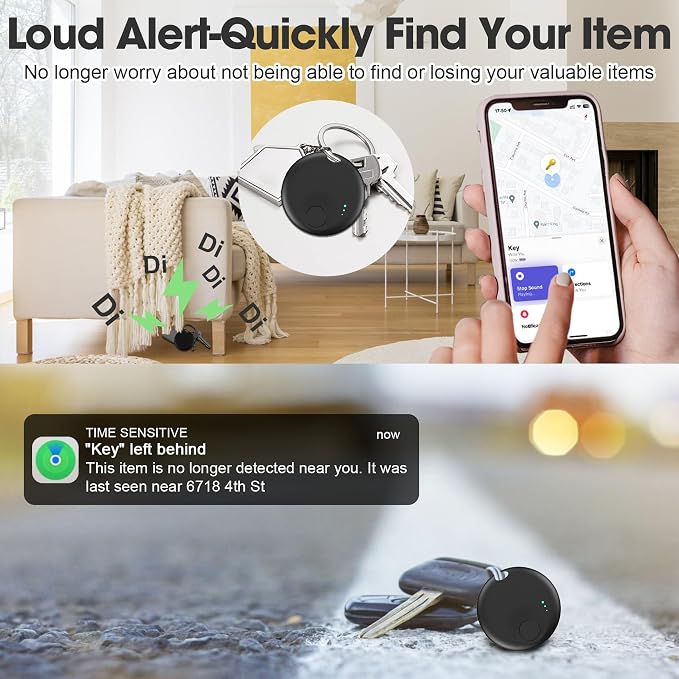 Air Tag for Android or iOS, Air Tags-4 Pack Smart Tag, Dual System Both iOS and - Image 5