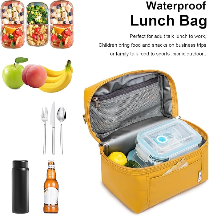 NOL Natural Organic Lifestyle Insulated Lunch Bags - Image 8