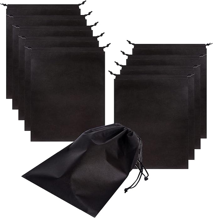 Set of 10 Jumbo Shoe Bags for Travel Non-Woven - Image 6