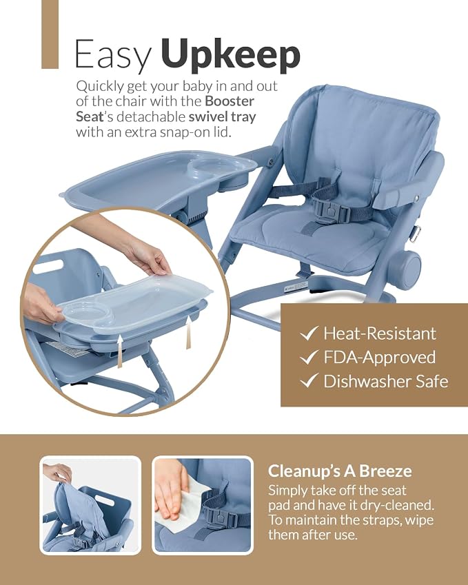 Feed Me 3-in-1 Travel High Chair Booster Seat - Image 4