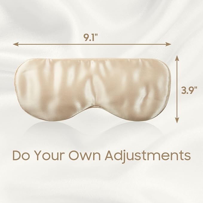 Sleep Mask 100% Mulberry Silk for Light Blocking, ZOESMIEN Eye Mask for Women - Image 3