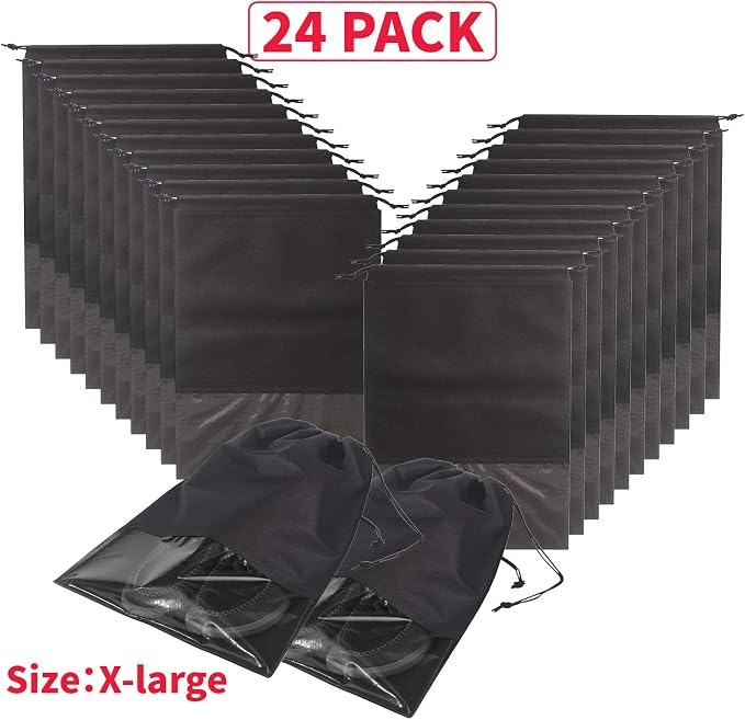 24PCS Travel Shoe Bags Non-Woven - Image 7