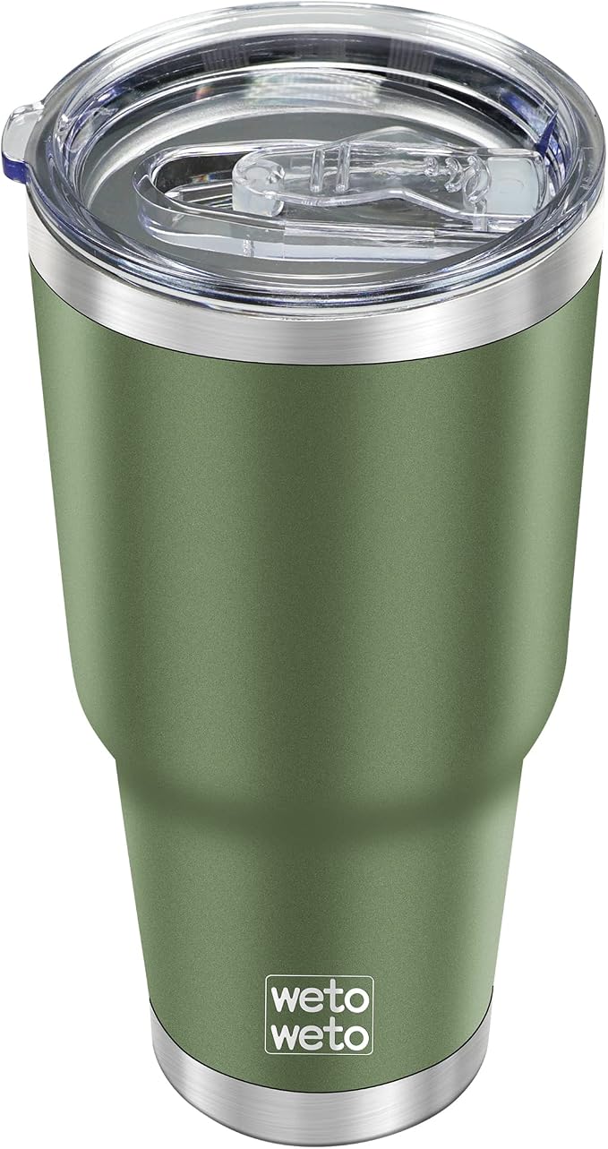 WETOWETO 30oz Tumbler, Stainless Steel Vacuum Insulated Water Coffee Tumbler Cup by Wetoweto