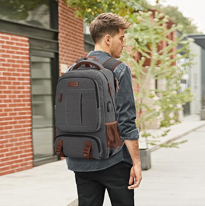 Tzowla Canvas Laptop Backpack, Bag - Image 6