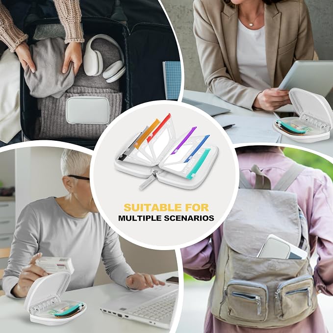 A7-L Water-Proof Pill Pouch Set， Large Pill Organizer, BPA Free, A7-L Pill - Image 7