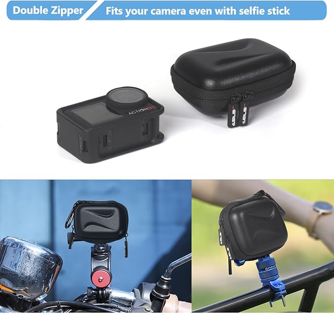 JSVER Mini Carrying Case for GoPro Hero 13/12/11/10/9/8/7/6/5/4/3, DJI Osmo - Image 5