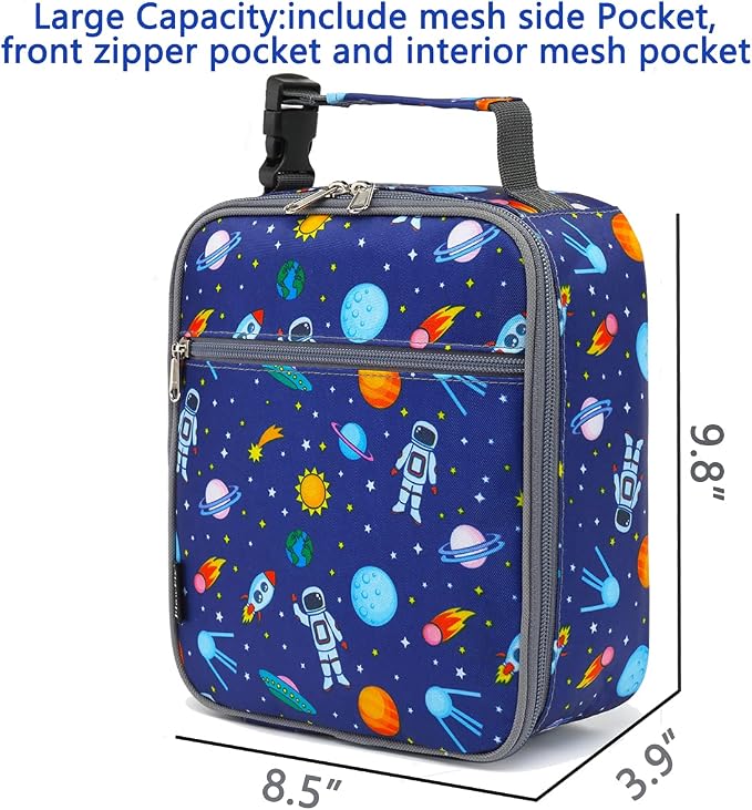 FlowFly Kids Lunch box Insulated Soft Bag Mini Cooler Back to School Thermal - Image 3