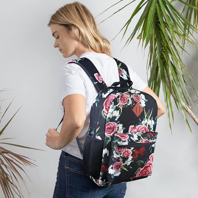 School Backpack, Casual Bookbag Women and Teen Girl Schoolbag - Image 2