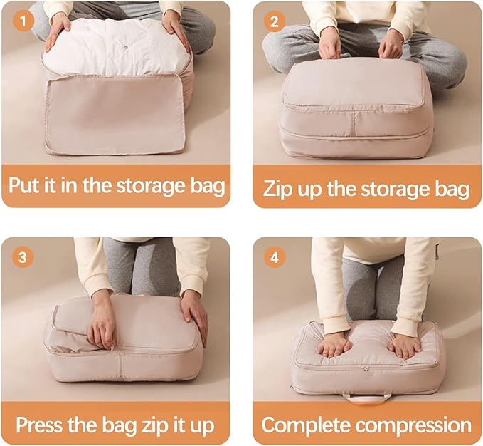 3PCS XL ultra space saving bags self compression organizer bags Space saver bag - Image 5