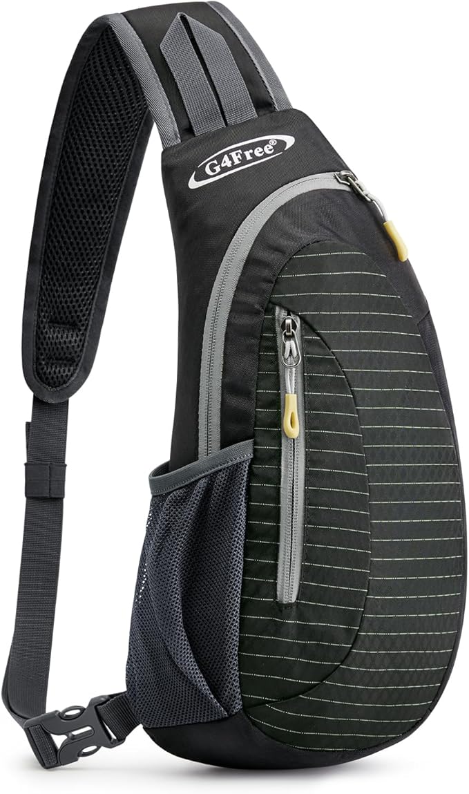 G4Free Sling Bag for Men Women, Small Crossbody Backpack Lightweight Chest by G4Free