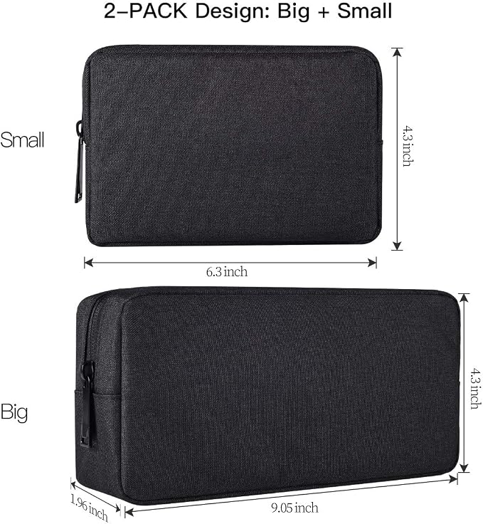 imComor Universal Electronics Accessories Case, Power Adapter, Laptop Mouse - Image 2