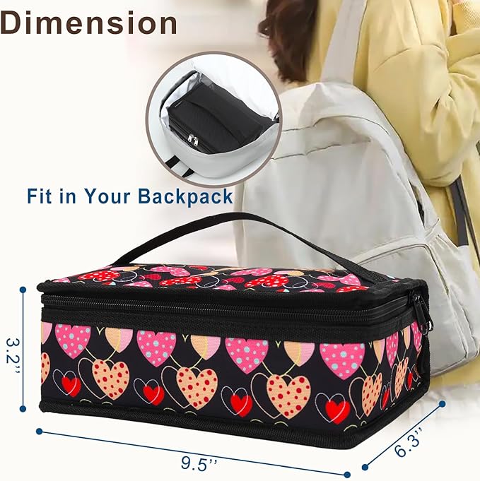 FlowFly Small Lunch box Insulated Soft Bag Mini Cooler Back to School Thermal - Image 4