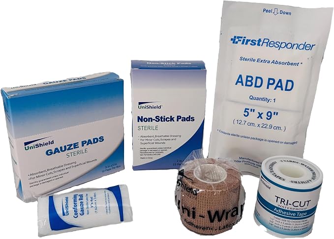 4-Shelf Metal 1st Aid Cabinet Class B, Large Capacity First Aid Wall Mount - Image 6