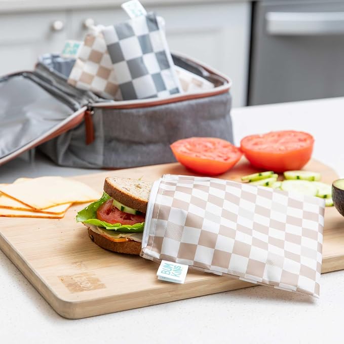 Bumkins Reusable Sandwich and Snack Bags, - Image 2