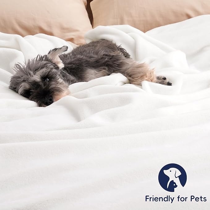 PHF Ultra Soft Fleece Blanket Queen Size, No Shed No Pilling Luxury Plush Cozy - Image 5