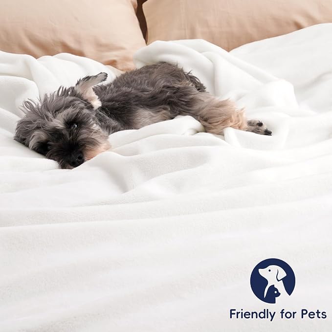 PHF Ultra Soft Fleece Blanket Twin Size, No Shed No Pilling Luxury Plush Cozy - Image 5