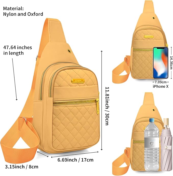 Small Sling Bag For Women Men Casual Crossbody Sling Backpack - Image 4